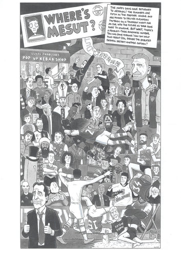 'Where's Mesut' (2019) Original artwork