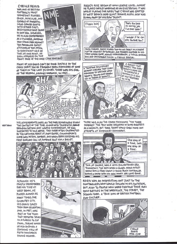 'Cyrille Regis Tribute' Original Artwork
