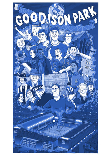 'Goodison Park' - Signed A4 Print