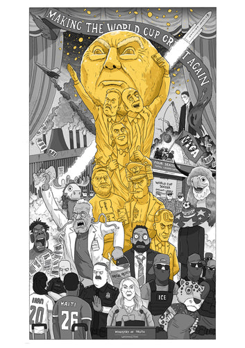 'Making the World Cup Great Again' - Signed A3 print