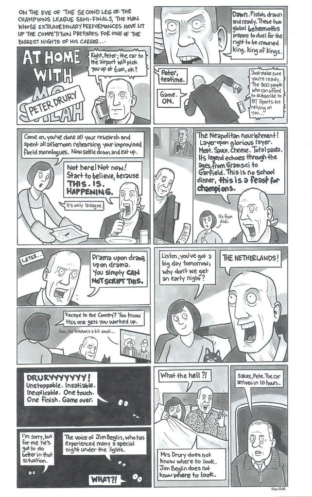 'Peter Drury' signed A3 print – David Squires